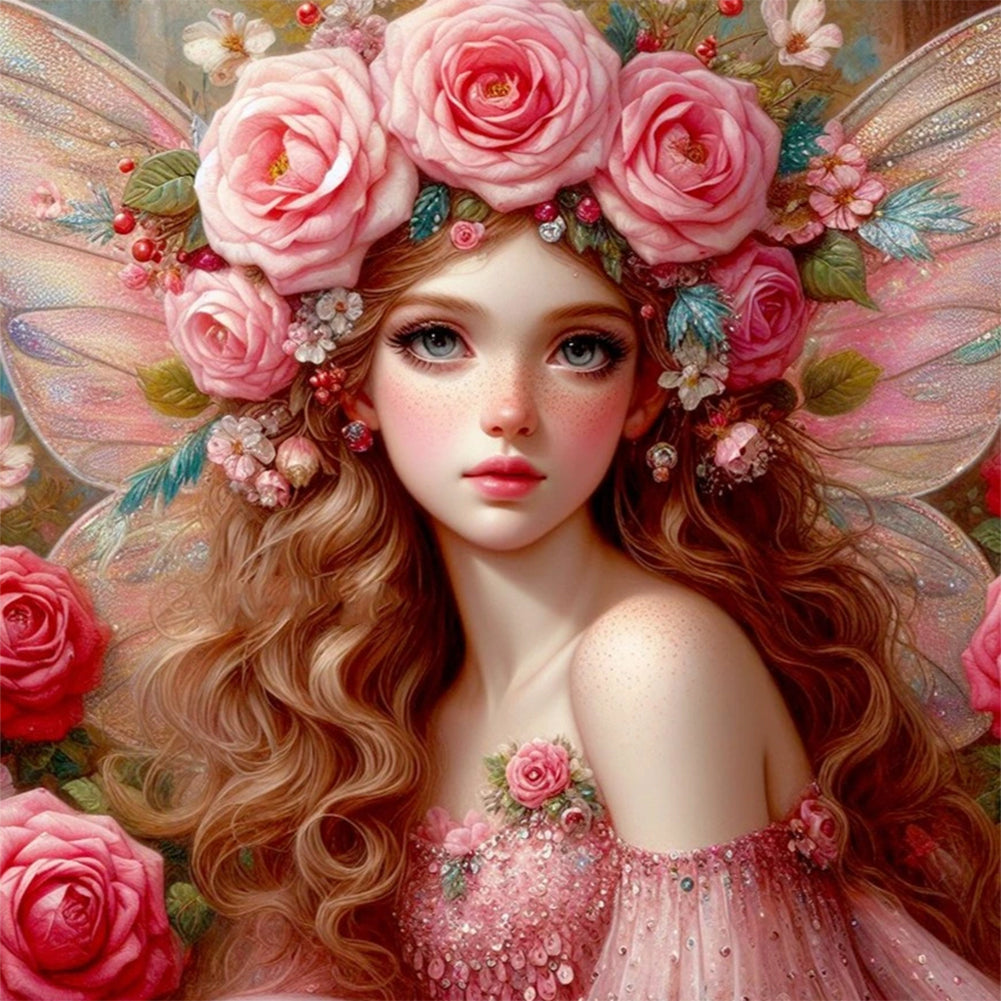 Diamond Painting - Full Round - Flower elf (30*30CM)
