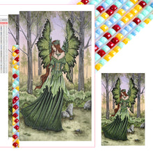 Load image into Gallery viewer, AB Diamond Painting - Full Square - butterfly fairy (30*50CM)
