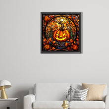 Load image into Gallery viewer, AB Diamond Painting - Full Round - pumpkin glass art (40*40CM)
