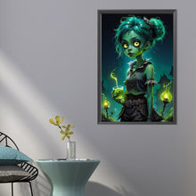 Load image into Gallery viewer, AB Diamond Painting - Full Round - zombie girl (40*60CM)
