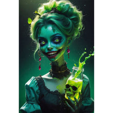 Load image into Gallery viewer, AB Diamond Painting - Full Round - zombie girl (40*60CM)
