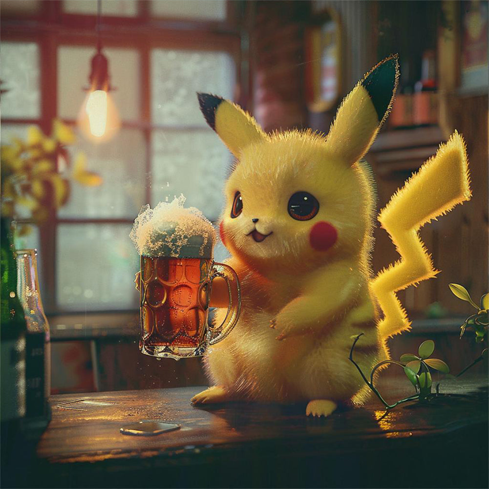 Diamond Painting - Full Round - Pikachu (30*30CM)