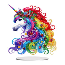 Load image into Gallery viewer, Double Sided Special Shape Horse Desktop Diamond Art Kits for Home Office Decor
