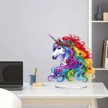 Load image into Gallery viewer, Double Sided Special Shape Horse Desktop Diamond Art Kits for Home Office Decor
