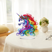 Load image into Gallery viewer, Double Sided Special Shape Horse Desktop Diamond Art Kits for Home Office Decor
