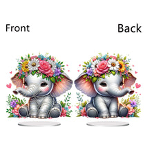 Load image into Gallery viewer, Double Sided Special Shape Elephant Desktop Diamond Art Kits for Home Decor
