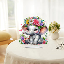 Load image into Gallery viewer, Double Sided Special Shape Elephant Desktop Diamond Art Kits for Home Decor
