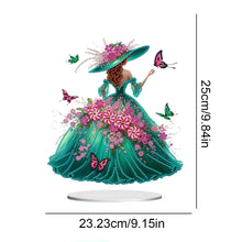 Load image into Gallery viewer, Double Sided Special Shape Elegant Lady Desktop Diamond Art Kits for Home Decor
