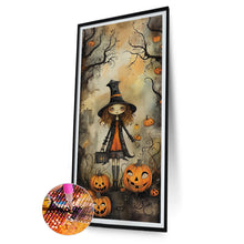 Load image into Gallery viewer, Diamond Painting - Full Round - halloween witch (30*70CM)
