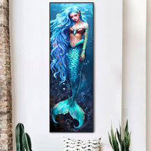 Load image into Gallery viewer, Diamond Painting - Full Round - mermaid girl (30*90CM)
