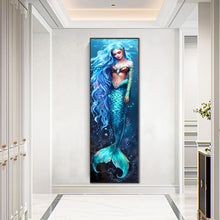 Load image into Gallery viewer, Diamond Painting - Full Round - mermaid girl (30*90CM)
