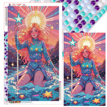 Load image into Gallery viewer, Diamond Painting - Full Round - tarot goddess girl (40*70CM)
