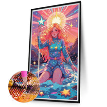 Load image into Gallery viewer, Diamond Painting - Full Round - tarot goddess girl (40*70CM)
