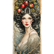 Load image into Gallery viewer, Diamond Painting - Full Round - Fantasy retro girl (40*75CM)
