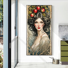 Load image into Gallery viewer, Diamond Painting - Full Round - Fantasy retro girl (40*75CM)
