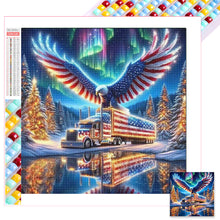 Load image into Gallery viewer, AB Diamond Painting - Full Round - eagle truck (45*45CM)
