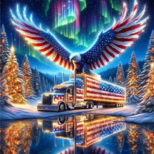 Load image into Gallery viewer, AB Diamond Painting - Full Round - eagle truck (45*45CM)

