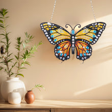 Load image into Gallery viewer, Wooden Special Shaped Butterfly DIY Diamond Painting Hanging Rack for Garden
