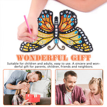 Load image into Gallery viewer, Wooden Special Shaped Butterfly DIY Diamond Painting Hanging Rack for Garden
