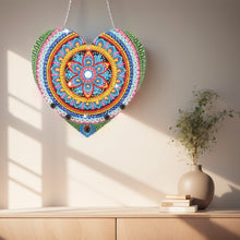 Load image into Gallery viewer, Wooden Special Shaped Heart DIY Diamond Painting Hanging Rack for Garden Decor
