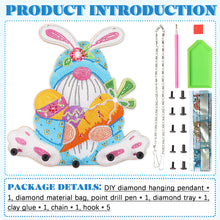 Load image into Gallery viewer, Wooden Special Shaped Rabbit DIY Diamond Painting Hanging Rack for Garden Decor

