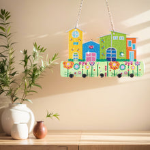 Load image into Gallery viewer, Wooden Special Shaped House DIY Diamond Painting Hanging Rack for Garden Decor
