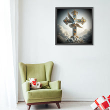 Load image into Gallery viewer, Diamond Painting - Full Round - cross peace dove (40*40CM)

