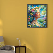Load image into Gallery viewer, Diamond Painting - Full Round - Flower girl (50*60CM)
