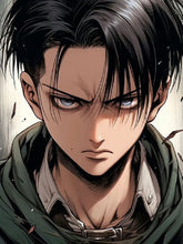 Load image into Gallery viewer, Diamond Painting - Full Round - Attack on Titan Levi Ackerman (30*40CM)
