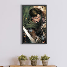 Load image into Gallery viewer, Diamond Painting - Full Round - Attack on Titan Levi Ackerman (30*50CM)
