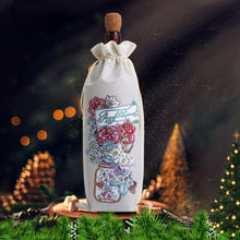 Load image into Gallery viewer, Flower Animal Diamond Art Wine Bottle Bags Covers DIY Diamond Painting Wine Bags

