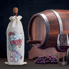 Load image into Gallery viewer, Flower Animal Diamond Art Wine Bottle Bags Covers DIY Diamond Painting Wine Bags
