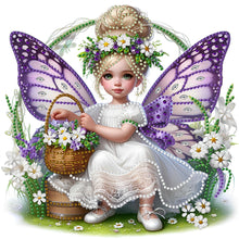 Load image into Gallery viewer, Diamond Painting - Partial Special Shaped - elf girl (30*30CM)
