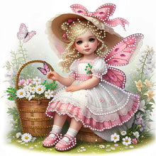 Load image into Gallery viewer, Diamond Painting - Partial Special Shaped - elf girl (30*30CM)
