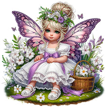 Load image into Gallery viewer, Diamond Painting - Partial Special Shaped - elf girl (30*30CM)
