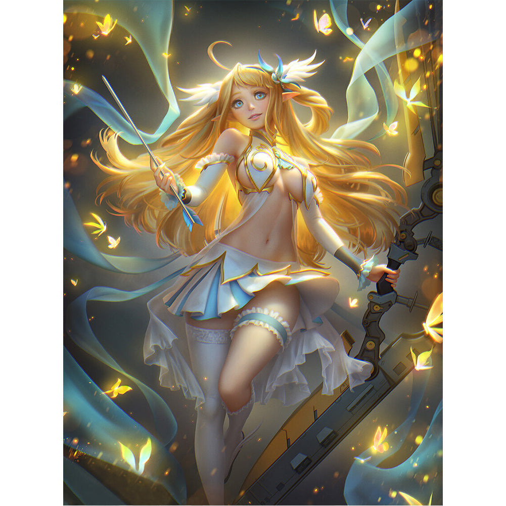 Diamond Painting - Full Round - blonde girl (30*40CM)