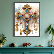 Load image into Gallery viewer, Diamond Painting - Partial Special Shaped - cross (30*30CM)
