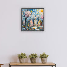 Load image into Gallery viewer, Diamond Painting - Full Round - abstract house (30*30CM)
