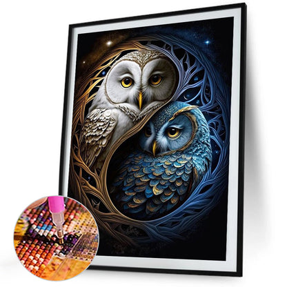 AB Diamond Painting - Full Square - Owl (40*55CM)