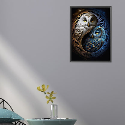AB Diamond Painting - Full Square - Owl (40*55CM)