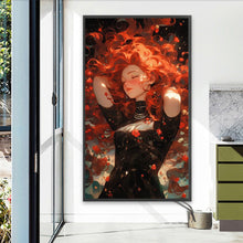 Load image into Gallery viewer, AB Diamond Painting - Full Round - Red-haired girl (40*70CM)
