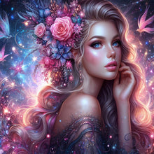 Load image into Gallery viewer, AB Diamond Painting - Full Round - Mature lady (40*40CM)
