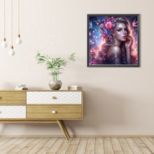 Load image into Gallery viewer, AB Diamond Painting - Full Round - Mature lady (40*40CM)
