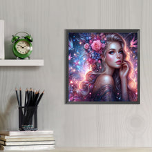 Load image into Gallery viewer, AB Diamond Painting - Full Round - Mature lady (40*40CM)
