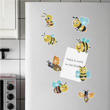 Load image into Gallery viewer, 8Pcs Special Shaped Bee Diamond Painting Fridge Magnet Fridge Stickers
