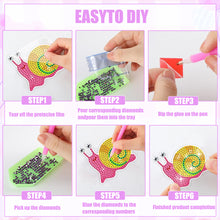 Load image into Gallery viewer, 8Pcs Special Shaped Garden Diamond Painting Fridge Magnet Fridge Stickers
