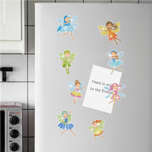 Load image into Gallery viewer, 8Pcs Special Shaped Little Fairy Diamond Painting Fridge Magnet Fridge Stickers
