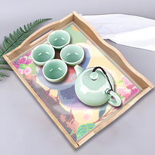 Load image into Gallery viewer, Wooden Cartoon Bird 5D DIY Diamond Painting Serving Tray for Home Decor
