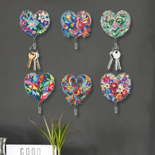 Load image into Gallery viewer, 6Pcs Acrylic Animal Flower Diamond Art Hanging Hooks Diamond Painting Art Hooks
