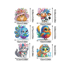 Load image into Gallery viewer, 6Pcs Acrylic Animal Flower Diamond Art Hanging Hooks Diamond Painting Art Hooks
